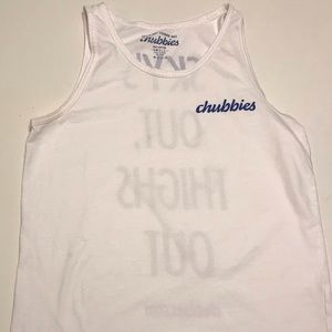 Chubbies “Sky’s Out Thighs Out” Tank Top